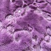 Embroidered fur fabric / minky