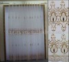 Embroidered voile curtain