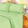 Embroidery Microfiber Sheet Set