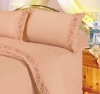 Embroidery Microfiber Sheet Set