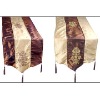 Embroidery Satin Table Runner with Tassel