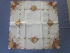 Embroidery  flower design tablecloth