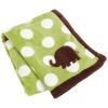 Embroidery microfiber Baby Blanket