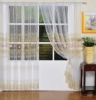 Embroidery organza curtain