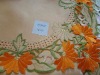 Embroidery polyester applique table topper