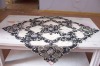 Embroidery polyester beaded table linen