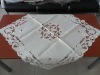 Embroidery tablecloth polyester table cover
