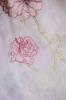 Embroidery textile curtain fabric