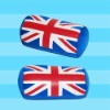English flag printing cushion