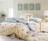 Enviromental Romantic Printed bed sheet