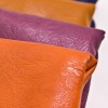 Environmental friendly crinkle foil suede leather for handbags