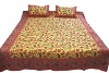 Ethnic Design Hand Block Print Bedspread Bedsheet