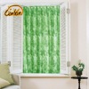 Europe style printed polyester fersh curtain with 8 grommets