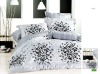 European style black and white cotton bedding set