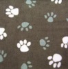 FDY cut-pile printed fleece fabric