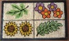 FLORAL RUBBER PRINTED MATS