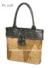 (FN-1125) Handbag with map on face