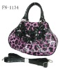 (#FN-1134)designer handbag with flowers