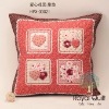 Fabric "Flower, Heart & Love" cushion cover kit