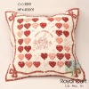 Fabric "Sweet heart" cushion cover kit