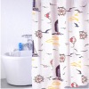 Fabric shower curtain