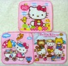 Face cloth with hello kitty