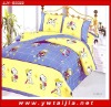 Factory direct sale cartoon printinig s pcs bedding set