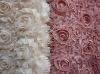 Fancy Chiffon Dribbling fabric embroidery on mesh fabric for dress