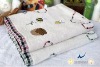 Fancy Honeybee Embroidery Bath Towel