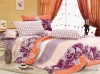 Fancy & Modern Cotton Pigment Print 4 pcs Flat Sheet Bedding Set