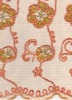 Fancy embroidery fabric with sequins for evening dress