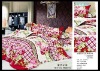 Fashion 4 pcs printed bed sheet sets