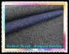 Fashion, Black Stretch Baby Terry Denim, Knitted Cotton Jeans Fabric