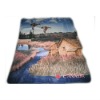 Fashion Brush Fleece Fabric Blanket Size are Available