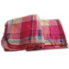 Fashion Double-Sided Push Plaid Velvet Fabric Blanket