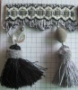 Fashion Hi-quality Curtain tassel fringe bead lace