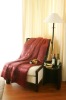 Fashion & Luxury Red King Size Silk TV Throw