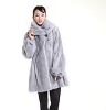 Fashion Noble Silvergrey Mink fur coat
