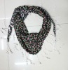 Fashion Viscose Scarf With Flower Pattern For All Ladies