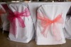 Fashion chair cover & organza sash