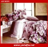 Fashion design luxury 4pcs 100% cotton twill printed bed sheet sets