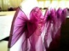 Fashion organza sash for wedding and banquet