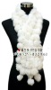 Fashion rex rabbit fur scarf