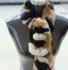 Fashion rex rabbit fur scarf