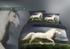 Fashion style 4 pcs reactive printed bed sheet set