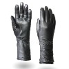 Fashion styles long leather opera gloves Black (L106NC)