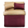 Fashionable Choice --4pcs Mulberry Silk Bedding Sets Double Color