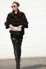 Fashionable Demark mink fur coat For Lady(Half Sleeve)