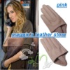 Fashionable Short 5-Finger half gloves from sex and the city (pink)