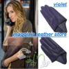 Fashionable Short Five-Finger half gloves from sex and the city (Violet)